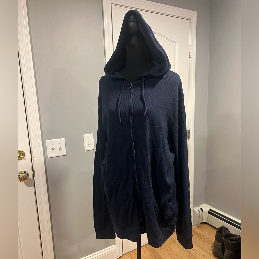 women’s old navy NWT zip up light weight hoodie navy blue size xl tall